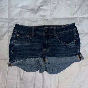 American Eagle Outfitters Dark Blue Jean Shorts